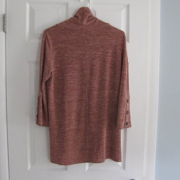 Anthropologie Sunday in Brooklyn Morwenna Hacci Tunic Size S Heathered Rose - Picture 4 of 10